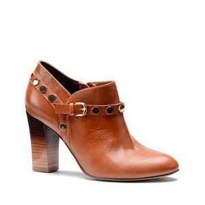 Isola Brown Leather Booties Sz 7